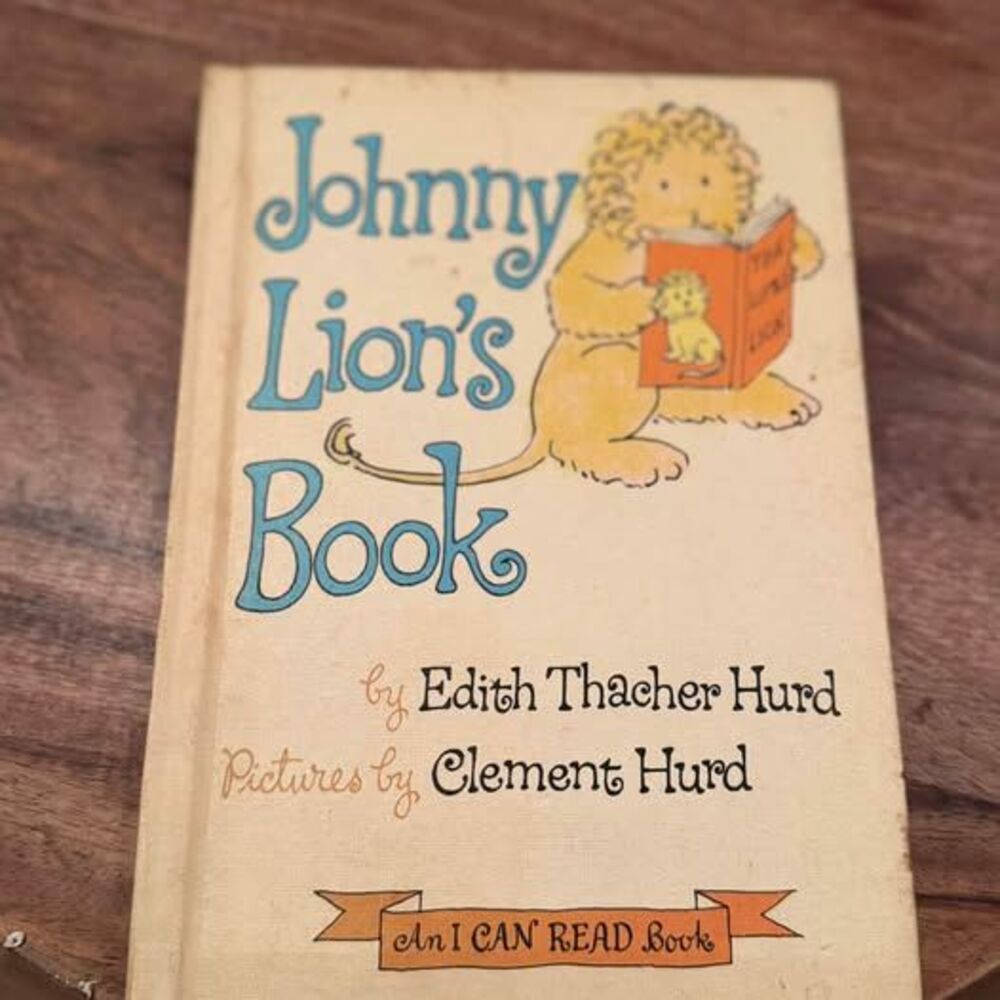 Johnny Lion's Book by Edith Thacher Hurd (1965 Hardcover)